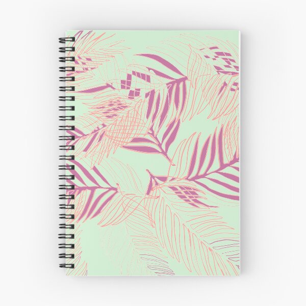 Item preview, Leaves (pink gold and green tones) designed and sold by Attenborough_Fan.
