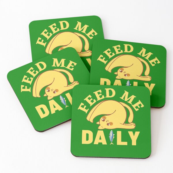 Item preview, Funny Cat: Feed Me Daily designed and sold by HappinessWorld.