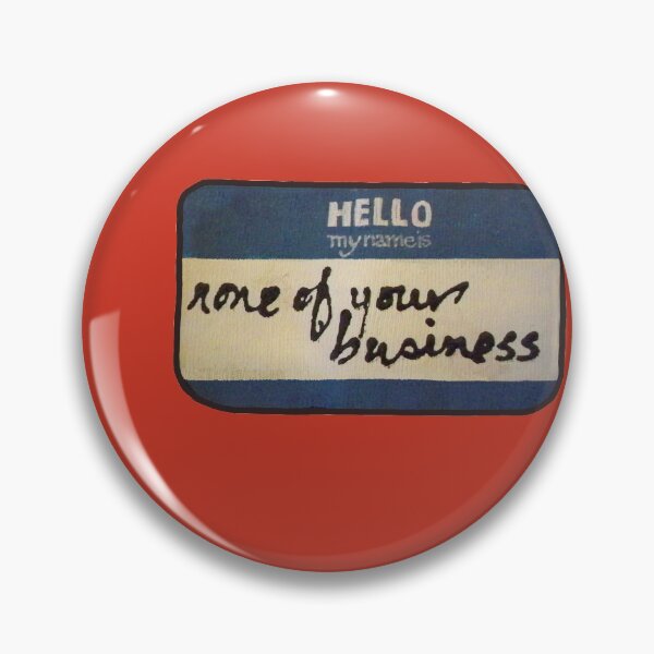 Item preview, Name Tag Sticker Friend designed and sold by Angrysheepie.