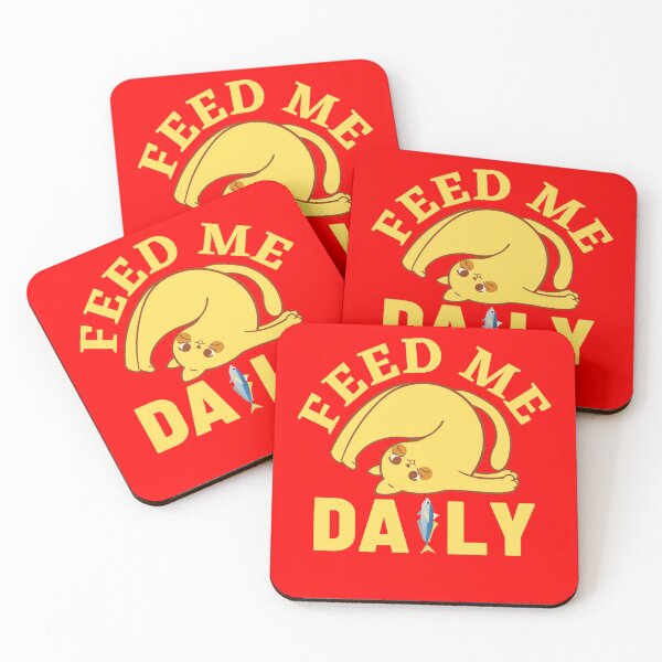 Item preview, Funny Cat: Feed Me Daily designed and sold by HappinessWorld.
