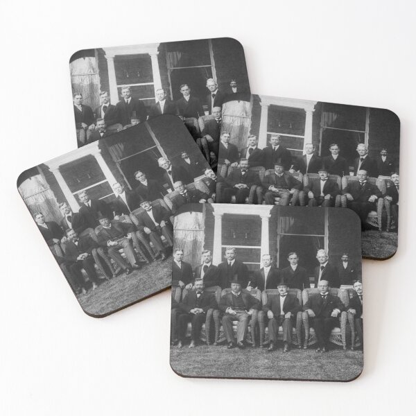 Item preview, Teddy Roosevelt Group Portrait With Friends - Glenwood Springs Colorado - 1905 designed and sold by warishellstore.