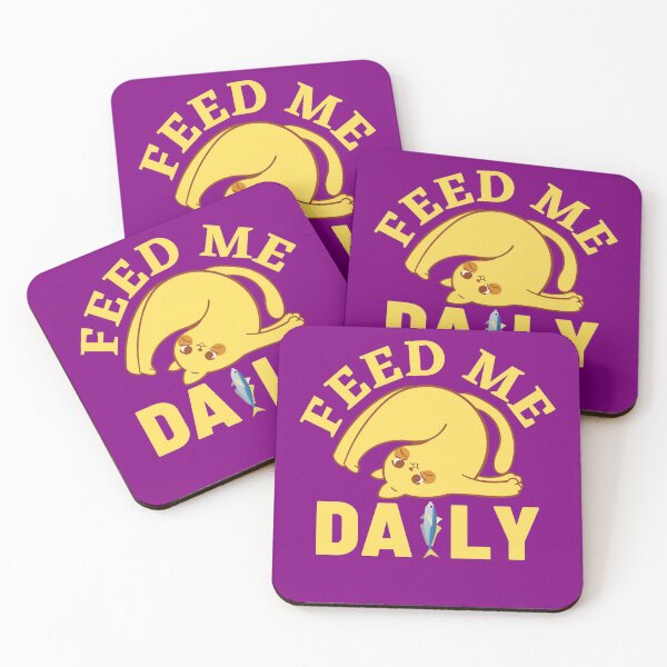Item preview, Funny Cat: Feed Me Daily designed and sold by HappinessWorld.