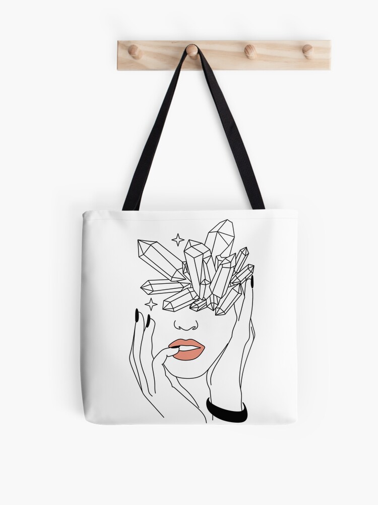 Tote bag line outlet art