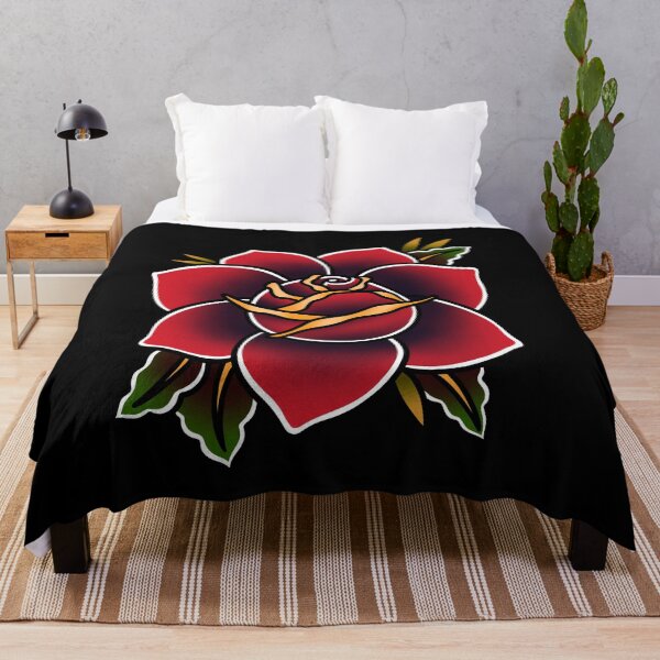 Item preview, Red Rose Tattoo American Traditional designed and sold by trajeado14.