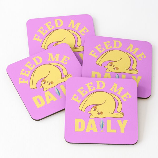 Item preview, Funny Cat: Feed Me Daily designed and sold by HappinessWorld.