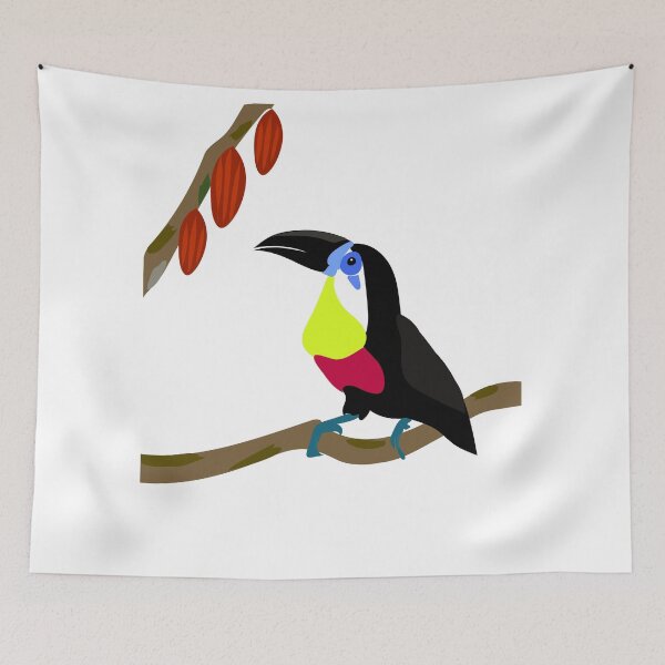 Item preview, Toucan and cocoa tree  designed and sold by Gabrielle Freitas.
