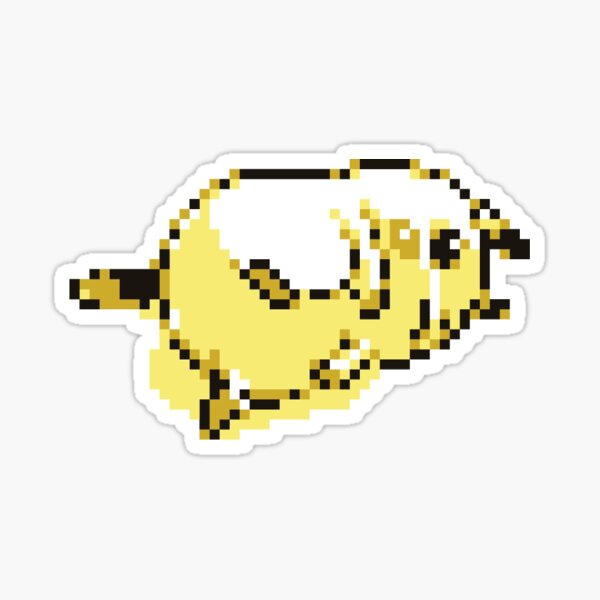 Thick Pika Sticker