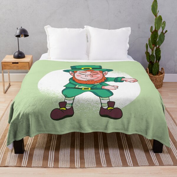 Item preview, st patricks leprechaun flossing funny designed and sold by Gossip Rag.
