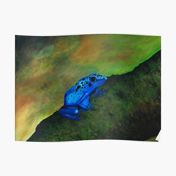 The Blue Frog Poster