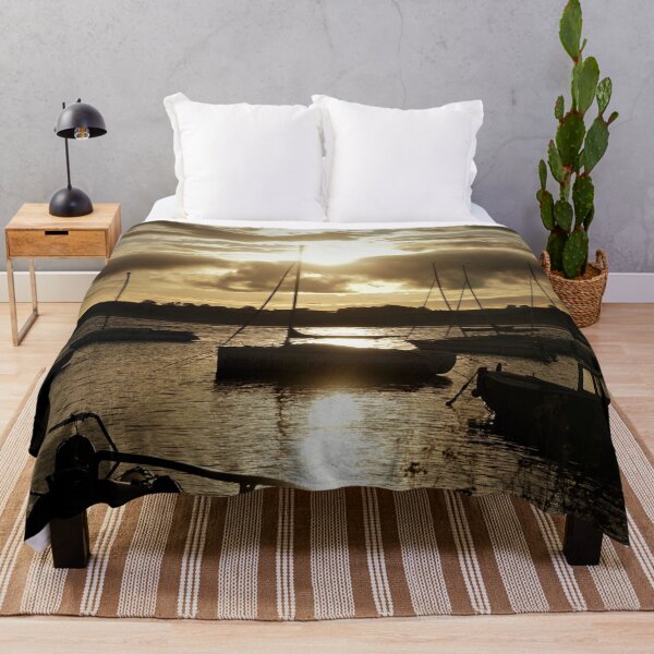 Item preview, Beadnell Harbour at Sunset designed and sold by PowderLanePress.