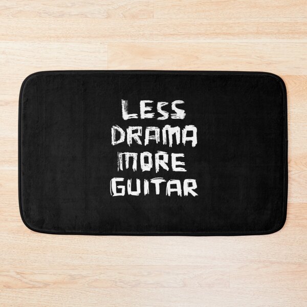 Item preview, Less Drama More Guitar designed and sold by badlydrawnbabe.