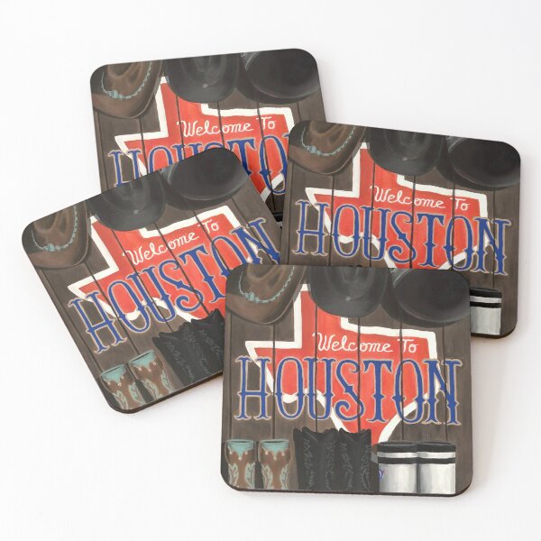Item preview, Cowboy Meets Astronaut Welcome to Houston Design designed and sold by CustomTravelArt.