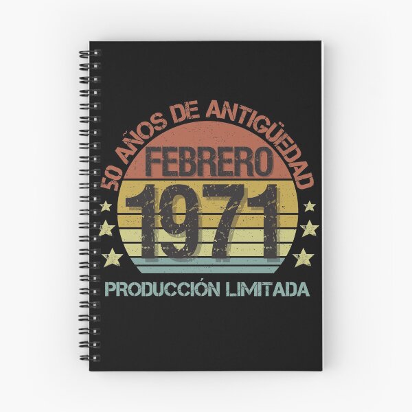 Item preview, Regalo de 50 cumpleaños para él o ella Nacido en febrero de 1971 en español | Nacidos en febrero 1971 Cumpleaños 50 Años Regalo de 50 Años designed and sold by InkItStudio.