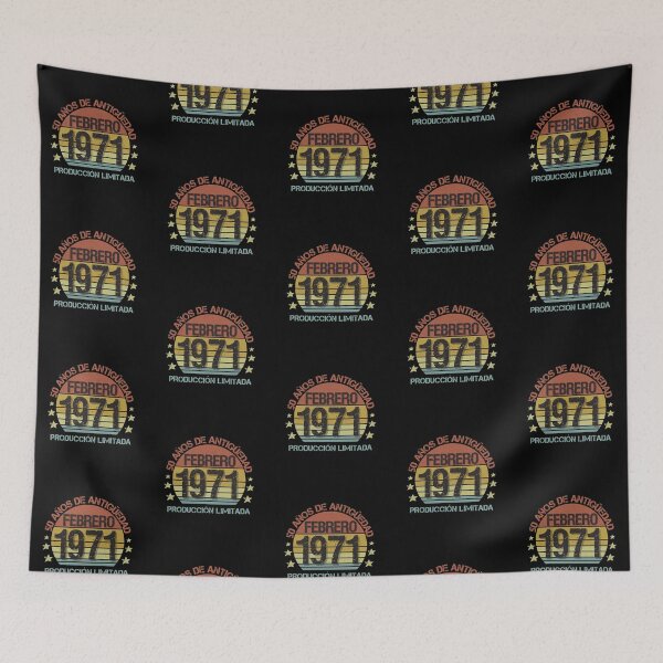 Item preview, Regalo de 50 cumpleaños para él o ella Nacido en febrero de 1971 en español | Nacidos en febrero 1971 Cumpleaños 50 Años Regalo de 50 Años designed and sold by InkItStudio.