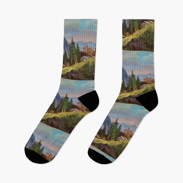Item preview, Mountain Scenery Painting designed and sold by ItsMichaelaa.