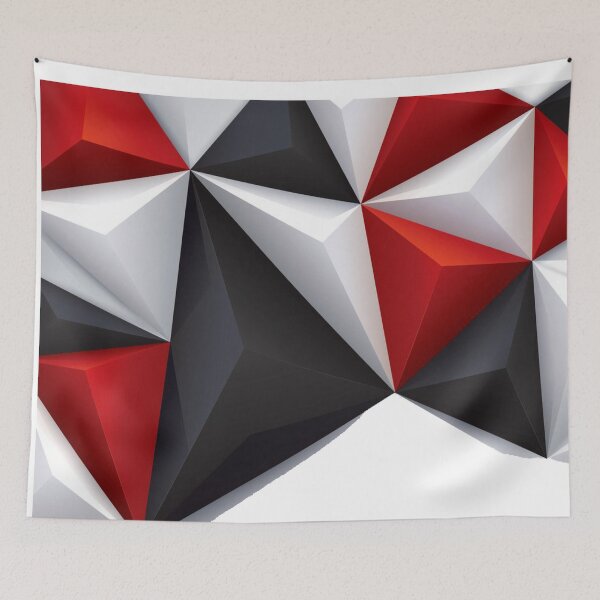 Item preview, Red 3D art.  designed and sold by Ayoosha.