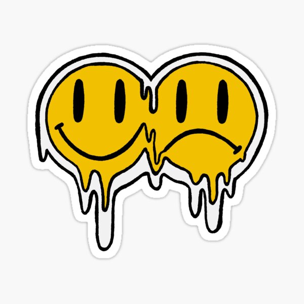 Item preview, Melting smiley faces designed and sold by astroguts.