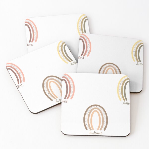 Item preview, Set of three rainbows with nice words  designed and sold by natgedwards.
