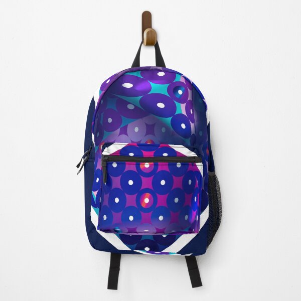 Item preview, Avantgarde psychedelic rhombus in blue designed and sold by IngaDesign.