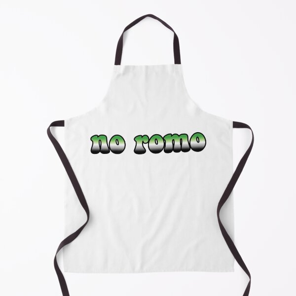 Item preview, "no romo" aromantic pride designed and sold by wordswithfonts.