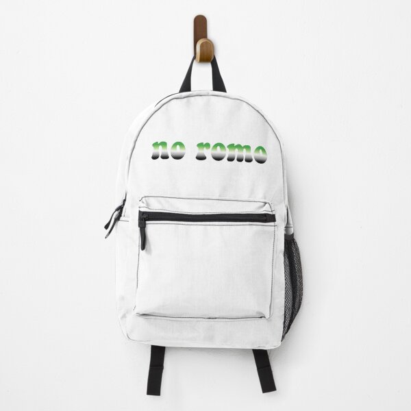 Item preview, "no romo" aromantic pride designed and sold by wordswithfonts.