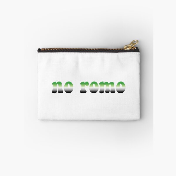Item preview, "no romo" aromantic pride designed and sold by wordswithfonts.