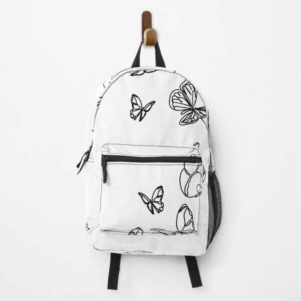 Item preview, Abstract face with butterfly by one line drawing. Portrait minimalistic style. Botanical print. Nature symbol of cosmetics. Modern continuous line art. Fashion print. Beaty salon art Canvas Print designed and sold by OneLinePrint.