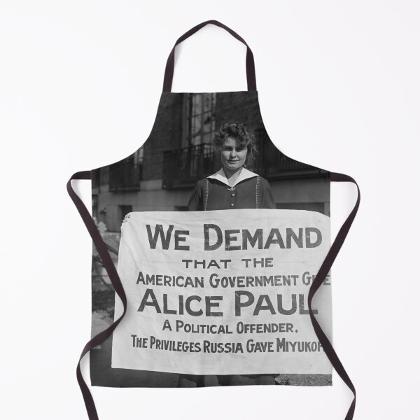 Item preview, Suffragette With Sign Supporting Alice Paul - 1917 designed and sold by warishellstore.