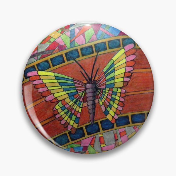 Item preview, 522 - BUTTERFLY DESIGN - DAVE EDWARDS - COLOURED PENCILS - 2021 designed and sold by BLYTHART.