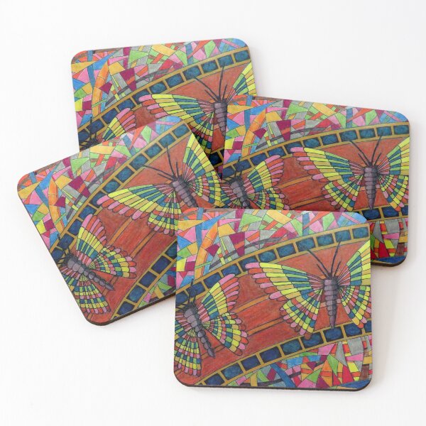 Item preview, 522 - BUTTERFLY DESIGN - DAVE EDWARDS - COLOURED PENCILS - 2021 designed and sold by BLYTHART.