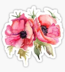 Watercolor Flower Sticker