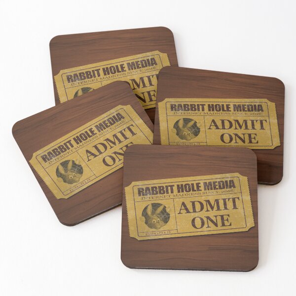 Item preview, Admit One Logo designed and sold by RabbitHoleMedia.