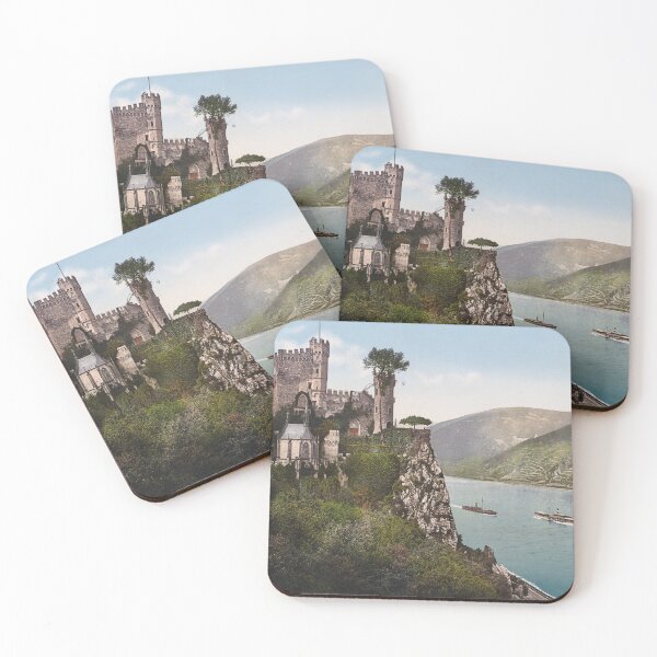 Item preview, Rheinstein Castle - Germany 1890 Photochrom designed and sold by warishellstore.