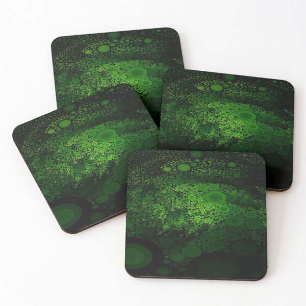 Item preview, Cool Aesthetic Green and dark ball pattern gift for digital art lover  designed and sold by AYACHI90.