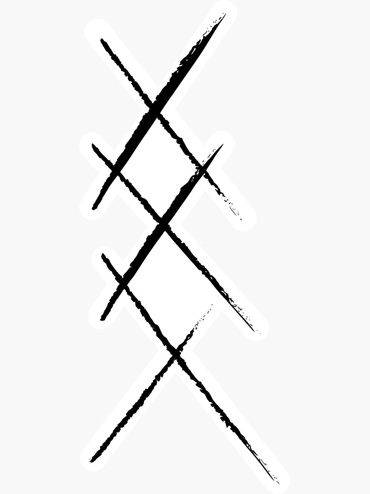 "symbol6 sticker" Sticker for Sale by SpendloveArt Redbubble