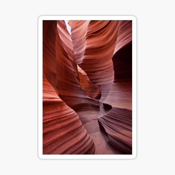 Rattlesnake Canyon curves Sticker