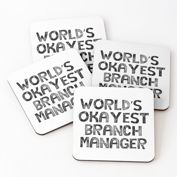 Item preview, World's Okayest Branch Manager designed and sold by artworkbyevie1.