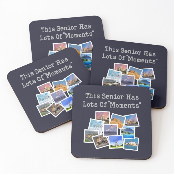 Item preview, Senior Moments Funny Gift For Traveling Seniors designed and sold by CustomTravelArt.