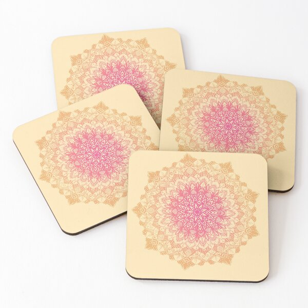 Item preview, Pink and Orange Mandala designed and sold by Cheyenne Lindemuth.