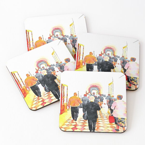 Item preview, Istituto Emiliani: people walk in the corridor designed and sold by Giuseppe Cocco.