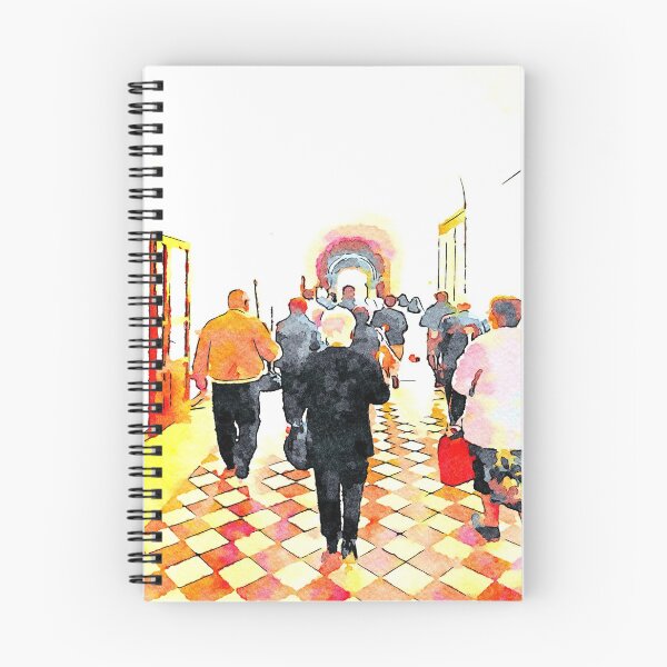 Item preview, Istituto Emiliani: people walk in the corridor designed and sold by Giuseppe Cocco.