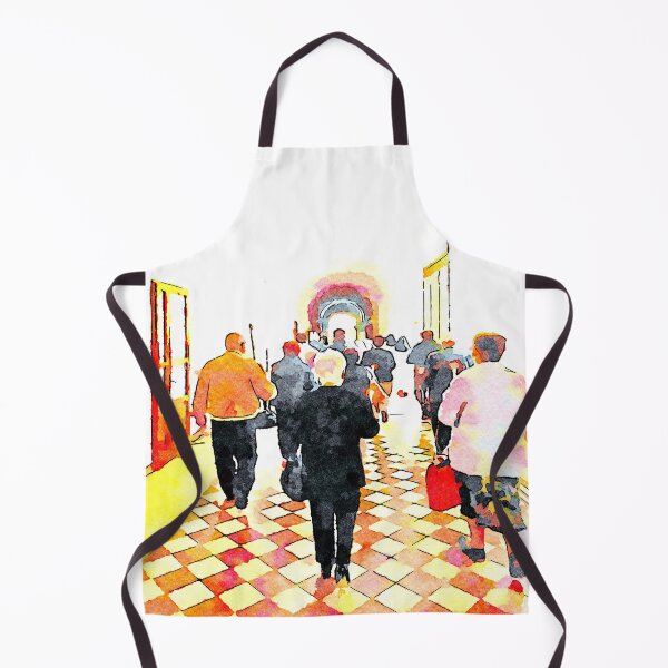 Item preview, Istituto Emiliani: people walk in the corridor designed and sold by Giuseppe Cocco.