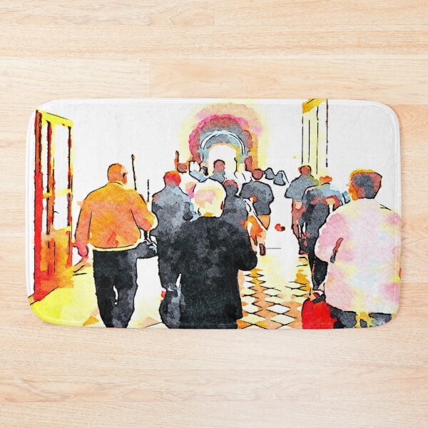 Item preview, Istituto Emiliani: people walk in the corridor designed and sold by Giuseppe Cocco.