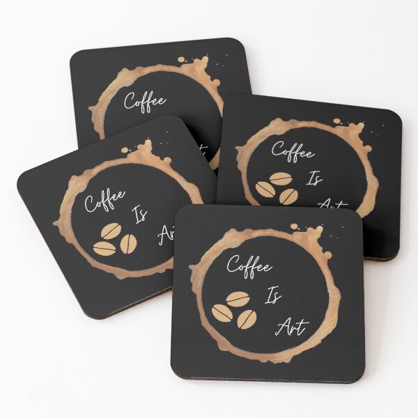 Item preview, Coffee is Art designed and sold by ArtistKatieJ.