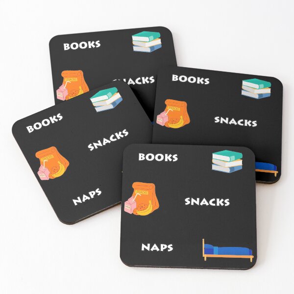 Item preview, Books Snacks Naps - a great combination designed and sold by janraydesigns.