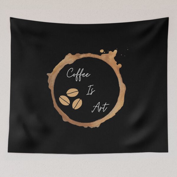 Item preview, Coffee is Art designed and sold by ArtistKatieJ.