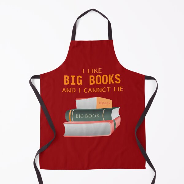 Item preview, I like big books and I cannot lie - funny book lovers quote for a book worm. Classic colours - postbox red designed and sold by Caroline Laursen.