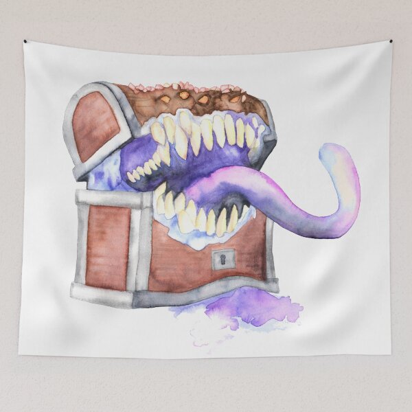 Item preview, Watercolor Mimic Chest designed and sold by RoxyTocin.