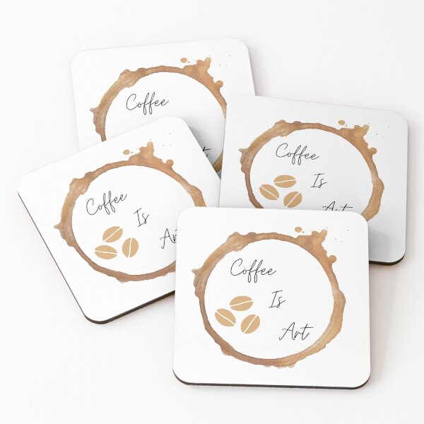 Item preview, Coffee is Art designed and sold by ArtistKatieJ.