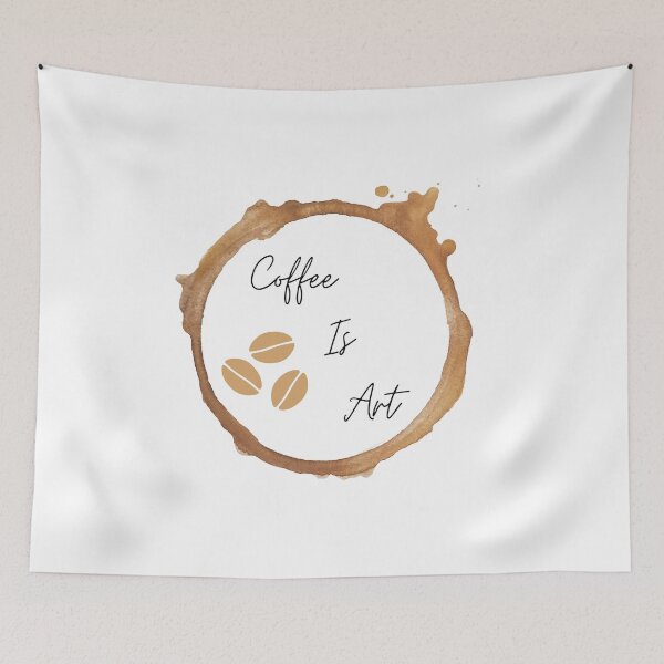 Item preview, Coffee is Art designed and sold by ArtistKatieJ.